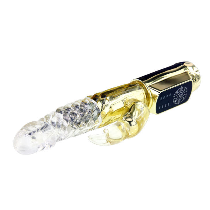 Comprar BAILE Rabbit Gold Prince – Vibrador Con Cuentas Giratorias Para Masaje Inigualable-Noxtic