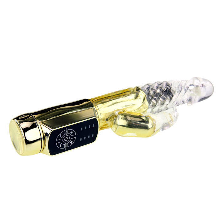 Comprar BAILE Rabbit Gold Prince – Vibrador Con Cuentas Giratorias Para Masaje Inigualable-Noxtic