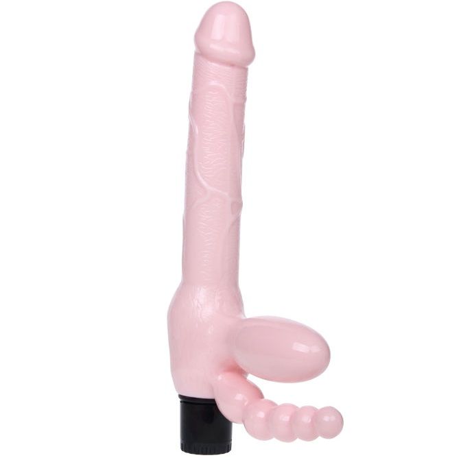Comprar BAILE Arnés Sin Correas TPR – Vibrador Con Estimulador Anal Para Comodidad Inigualable-Noxtic