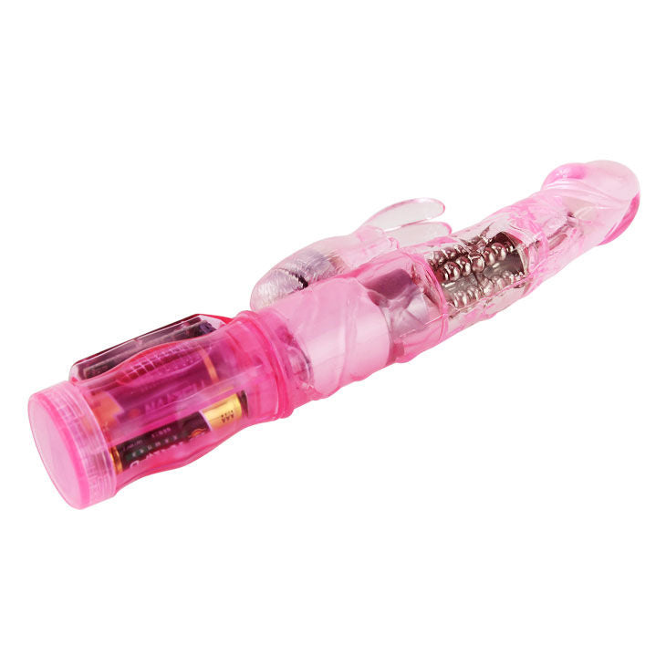 Comprar BAILE Mini Rotador Rabbit Rosa – Vibrador Con Control Electrónico y Suave Gelatina-Noxtic