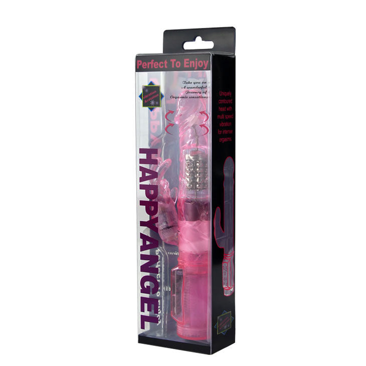 BAILE Mini Rotador Rabbit Rosa – Vibrador Con Control Electrónico y Suave Gelatina