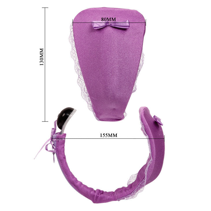 Comprar BAILE Tanga Con Vibrador Con Control Remoto Lila – Diseño Innovador Para Estimulación Sensitiva-Noxtic