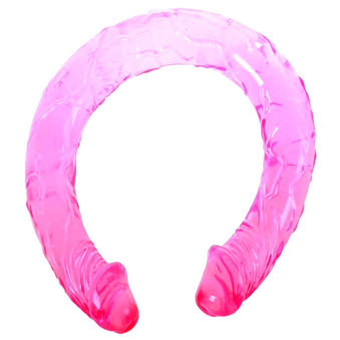 Comprar BAILE Doble Dong Rosa 44.5 Cm – Gelatina Flexible Para Diversión Compartida-Noxtic