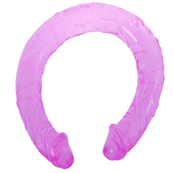 Comprar BAILE Double Dong Lila 44.5 Cm – Diseño Flexible Con Tacto Suave Para Uso Versátil-Noxtic