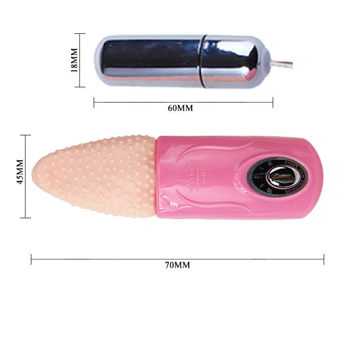 Comprar BAILE Lengua Masajeadora 3V – Estimulador Flexible Con Tres Velocidades Para Placer Personalizado-Noxtic