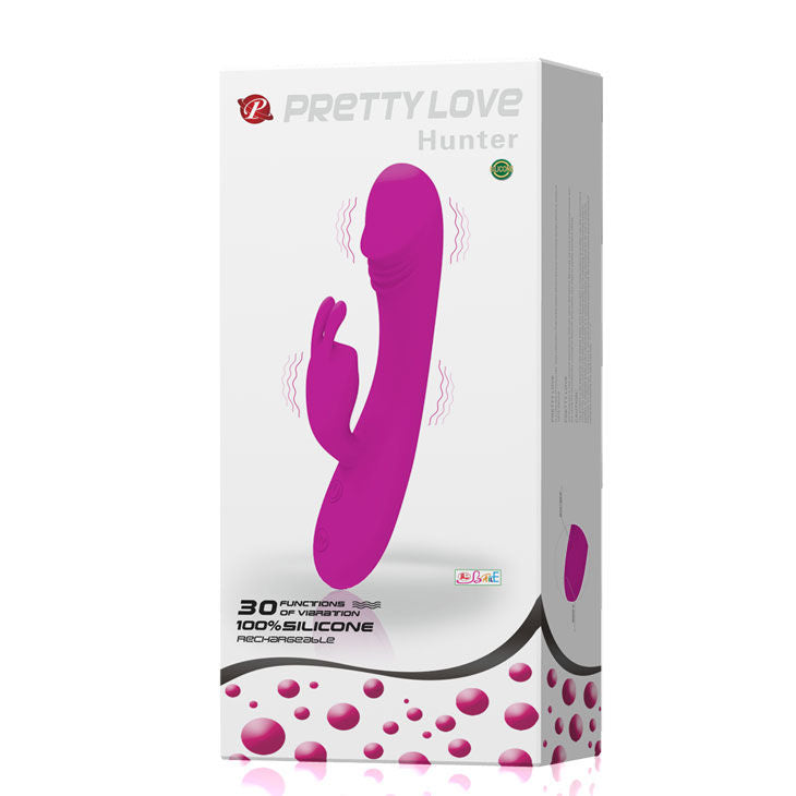 PRETTY LOVE Hunter Rabbit Vibrator – Design ergonomico con 30 modalità di stimolazione