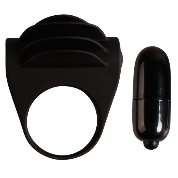 Comprar Pretty Love Chester Anillo Vibrador Negro – Silicona Médica Con Bala Vibradora Fácil De Usar-Noxtic