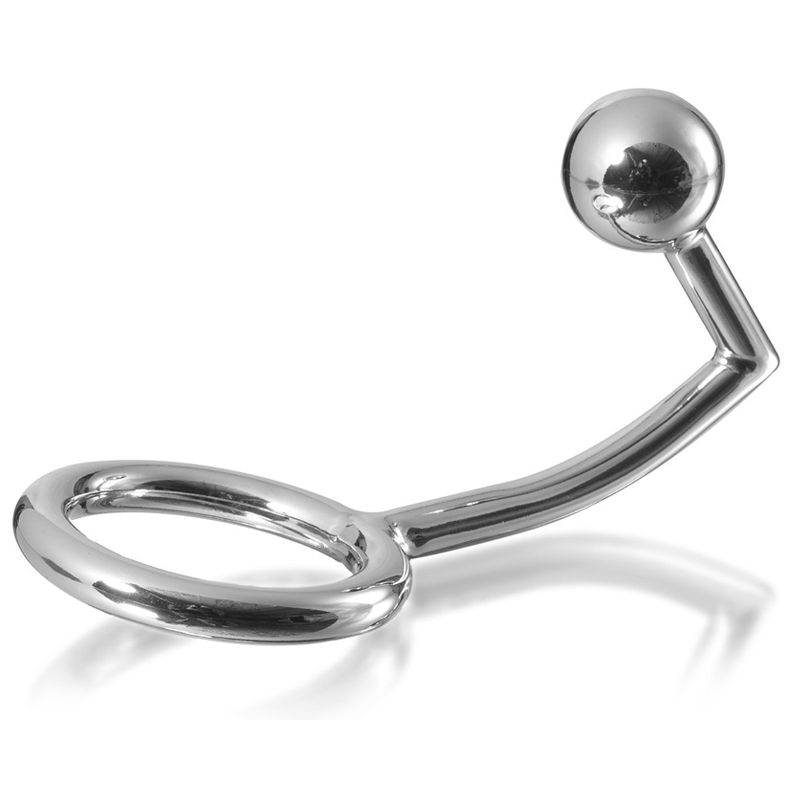 Comprar Metal Hard Anillo Con Gancho Intruder 40mm – Diseño Ergonómico Para Placer Adicional-Noxtic