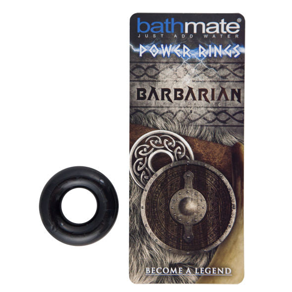 BATHMATE Barbarian Black Cock Ring – Anello resistente per erezioni durature