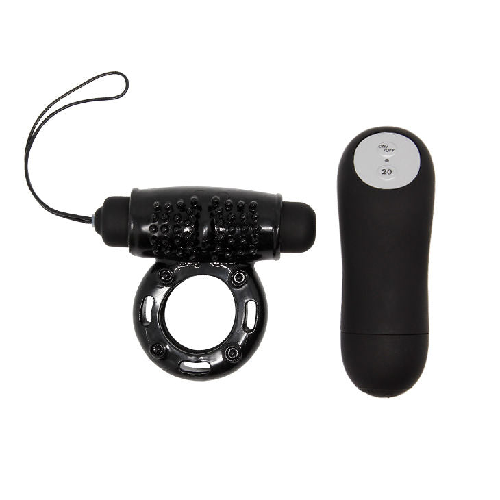 Comprar BAILE Anillo Control Remoto Negro 20V – Estimulador Con Control Remoto Para Placer Compartido-Noxtic