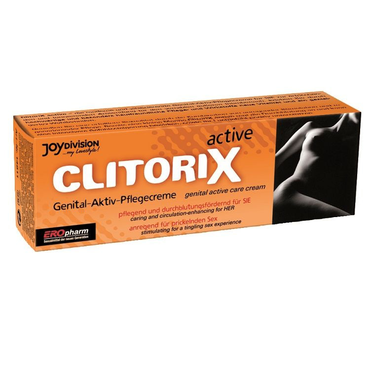 JOYDIVISION EROPHARM Clitorix Active 40ml – Crema Femenina Para Aumentar Sensibilidad y Deseo