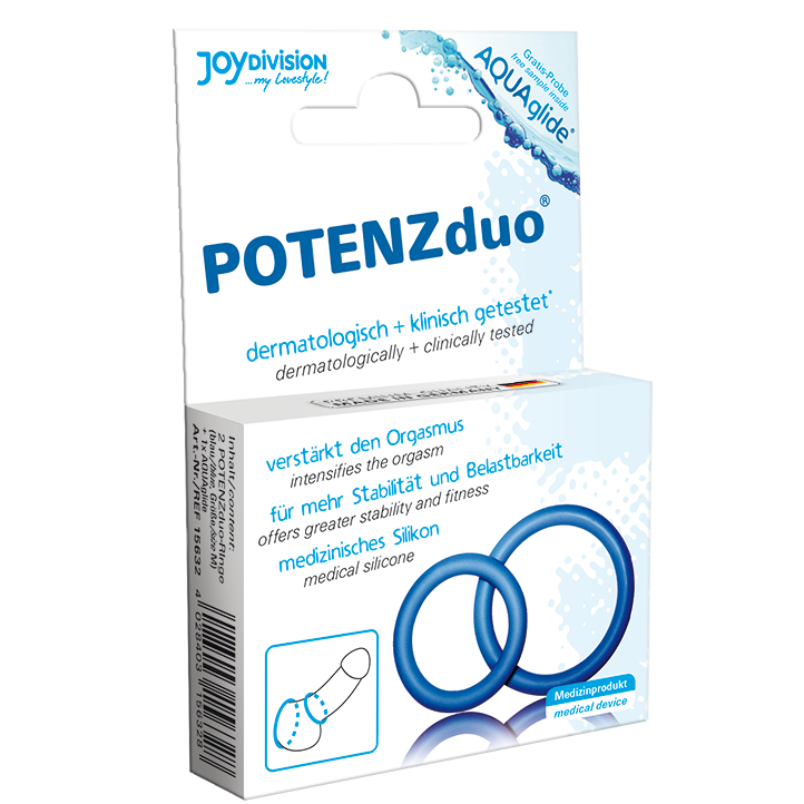 Comprar JOYDIVISION Potenzduo Azul XL – Anillos Doble Para Mayor Firmeza Y Comodidad-Noxtic
