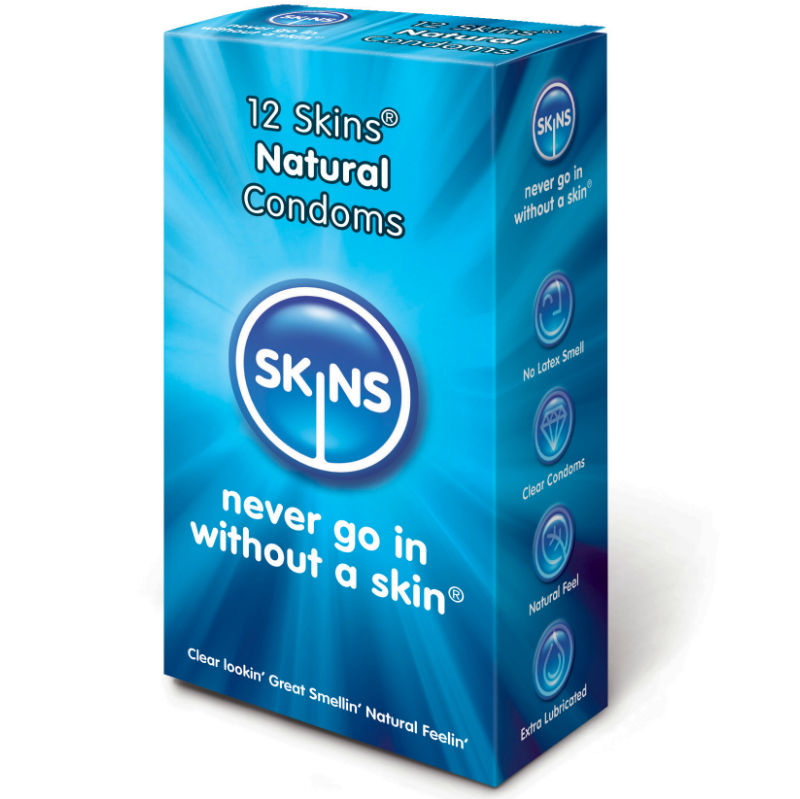 Comprar SKINS Preservativo Natural Pack 12 Uds – Alta Calidad Para Nuevas Sensaciones Con Confianza-PRESERVATIVOS-Noxtic