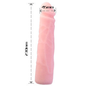 Comprar BAILE Dildo Silicona Tacto Piel Realístico 23 cm – Diseño Ergonómico Para Placer Máximo-Noxtic