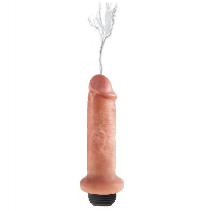 Comprar KING COCK Dildo Squirting 17.8 CM Natural – Juguete Erótico Con Diseño Realista Para Placer Sensorial-Noxtic