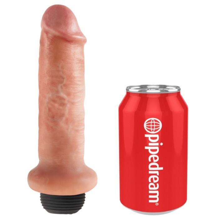 Comprar KING COCK Dildo Squirting 17.8 CM Natural – Juguete Erótico Con Diseño Realista Para Placer Sensorial-Noxtic