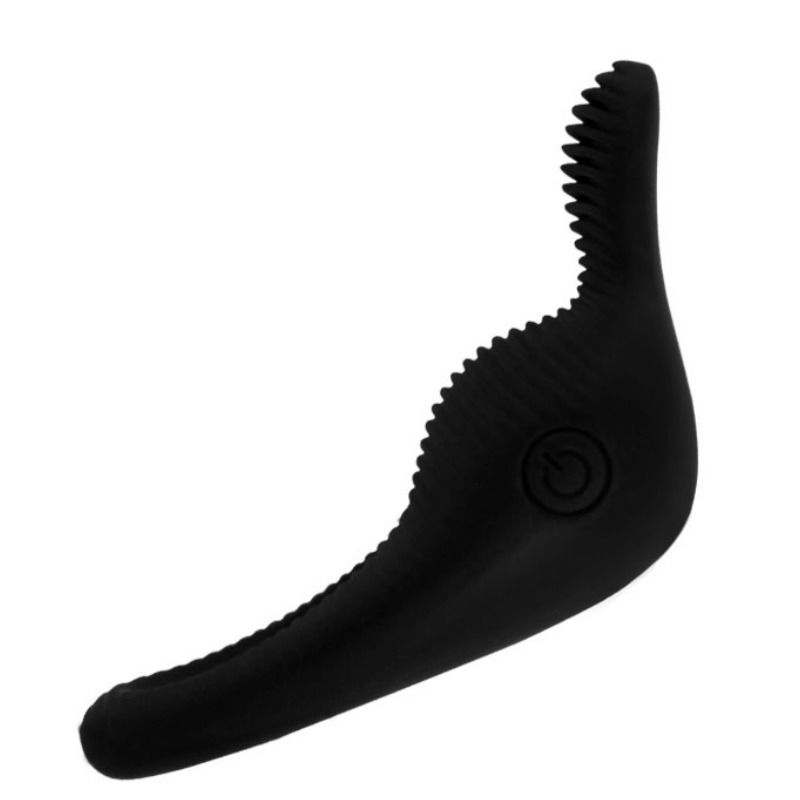 Comprar Pretty Love Thimble Negro – Anillo Vibrador De Silicona Con Fácil Uso-Noxtic