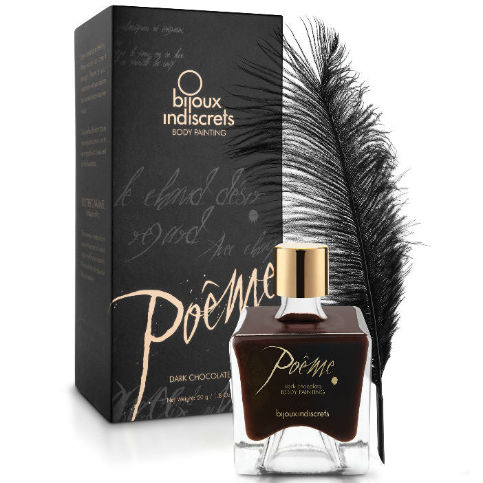 Comprar BIJOUX Poème Pintura Comestible Chocolate Negro 50 Gr – Creatividad Sensorial Para Momentos Íntimos-Noxtic