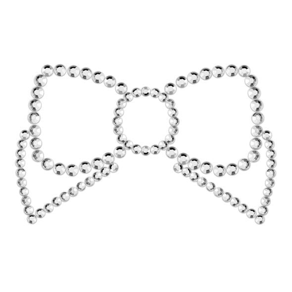 Comprar Bijoux Mimi Bow Cubre Pezones Plata – Accesorio Brillante Para Decorar Con Estilo-Noxtic