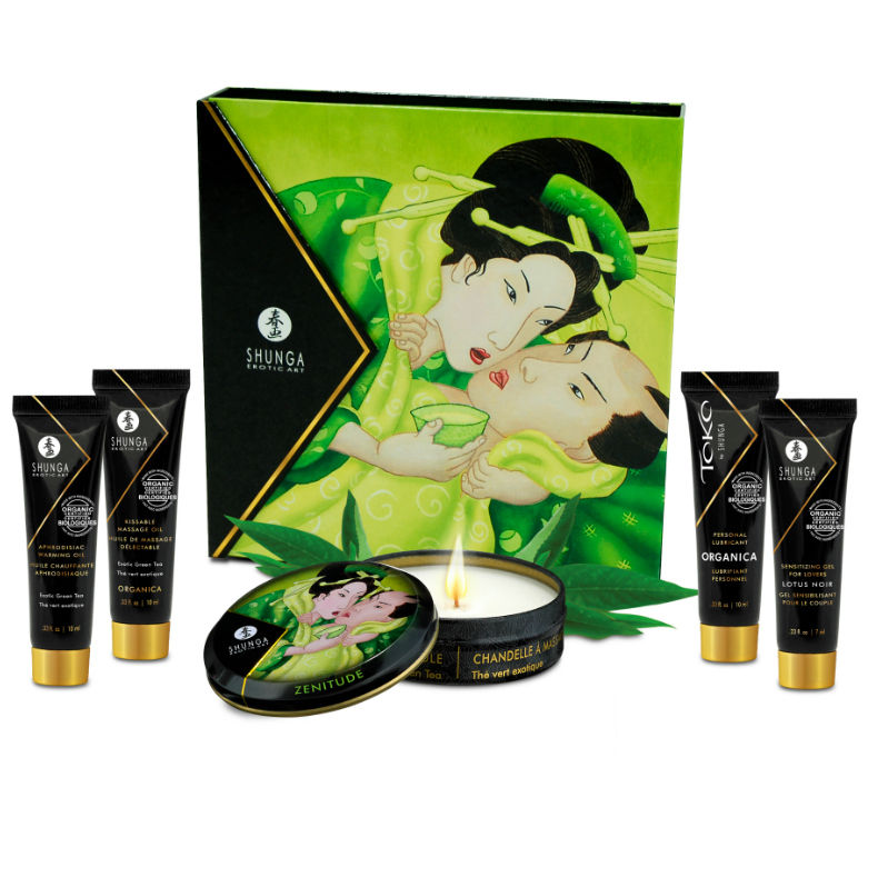 Comprar SHUNGA Kit Secret Geisha Té Verde Orgánico – Cosmética Erótica Para Momentos Sensuales-Noxtic