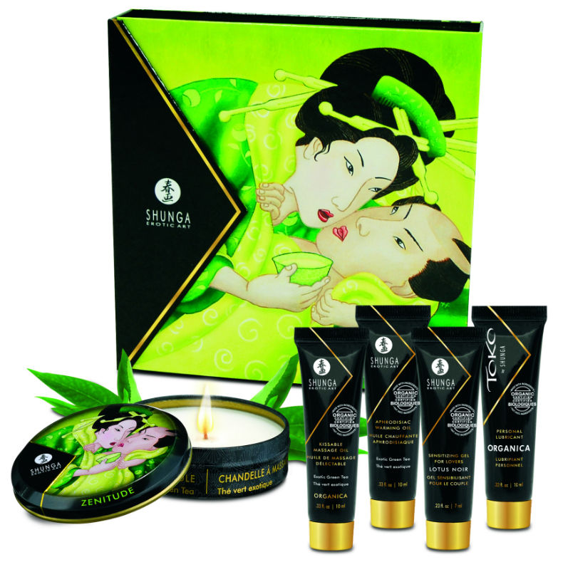 Comprar SHUNGA Kit Secret Geisha Té Verde Orgánico – Cosmética Erótica Para Momentos Sensuales-Noxtic