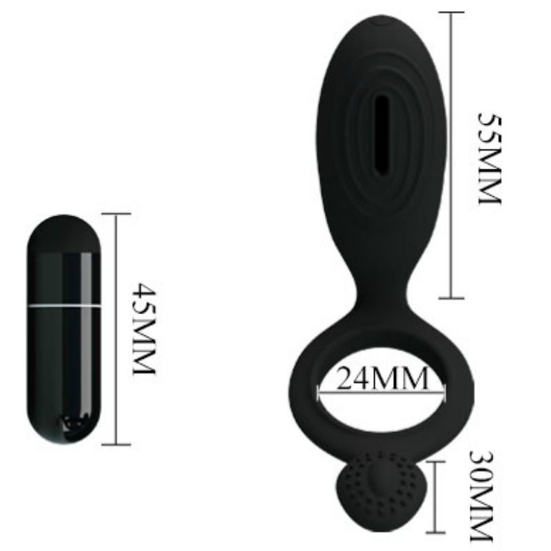 Comprar Pretty Love Ethel Anillo Vibrador – Estimulador Clitoriano Con Diseño Ajustable Y Silicona De Alta Calidad-Noxtic