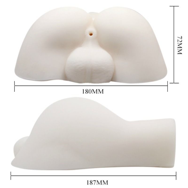 Comprar BAILE Trasero Bigger Man Con Vibración – Diseño Realista Con Control Remoto Para Placer Personalizado-Noxtic