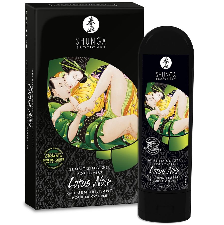 Comprar SHUNGA Crema Lotus Noir 60 ML – Gel Sensibilizante Orgánico Para Placer Compartido-Noxtic