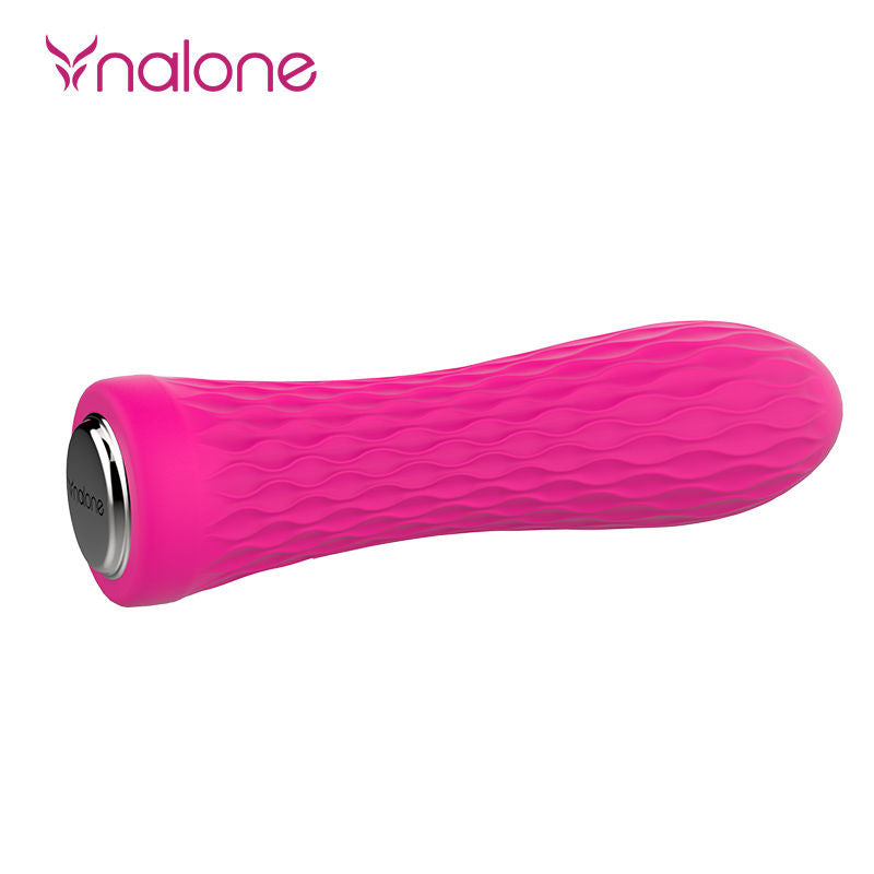 NALONE IAN Mini Vibrador Rosa – Masajeador Recargable Con 20 Modos De Vibración