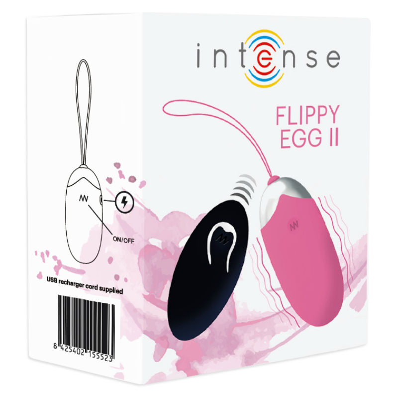 Comprar Intense Flippy II Huevo Recargable Rosa – Estimulador Silencioso Con 10 Velocidades De Vibración-Noxtic