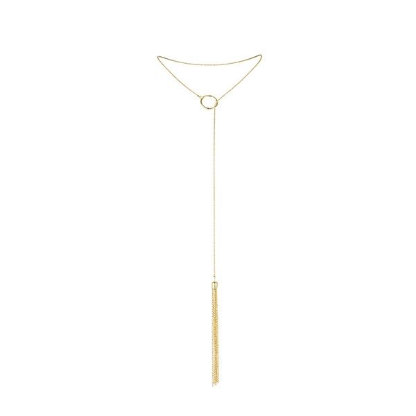 Comprar BIJOUX Magnifique Collar Metálico – Diseño Elegante Con Flecos Dorados Para Looks Sofisticados-Noxtic