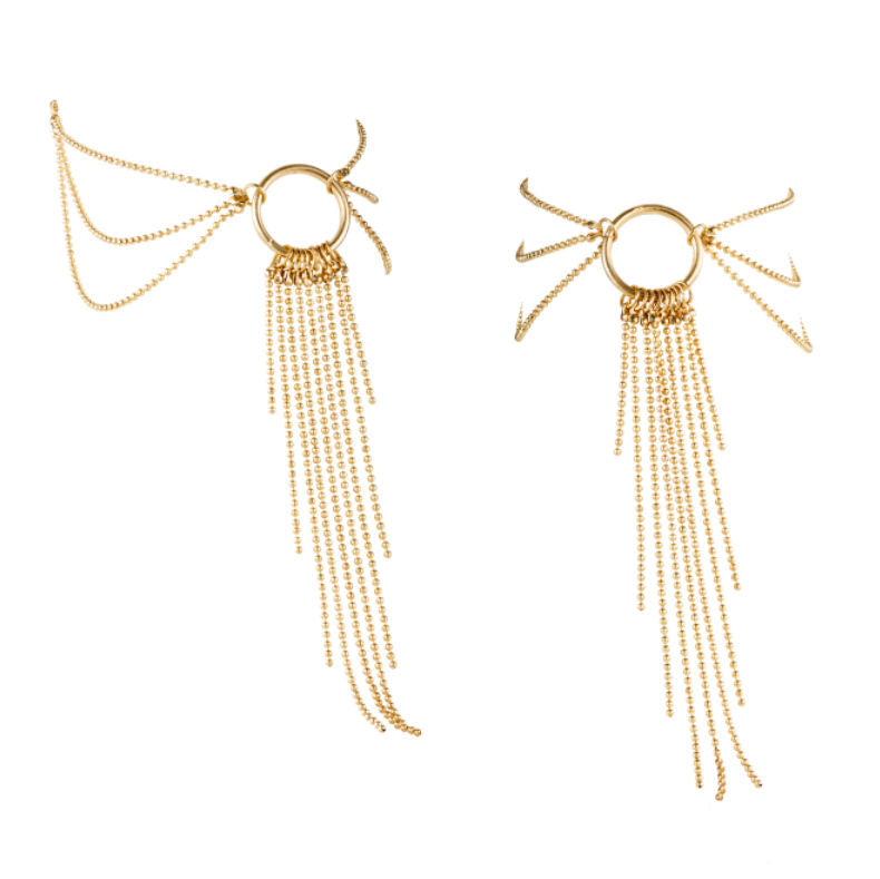 Comprar BIJOUX Magnifique Pulseras Para Los Pies Dorado – Accesorios Elegantes Inspirados En El Estilo Vintage-Noxtic