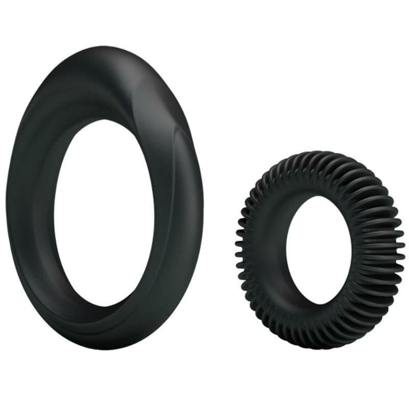 Comprar BAILE Kit 2 Anillos Silicona Manhood – Diseño Confortable Para Mejorar La Experiencia Sexual-Noxtic