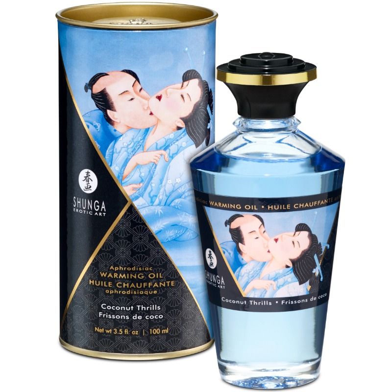 Comprar SHUNGA Aceite Masaje Efecto Calor Sabor Coco 100 ML – Aceite Luxuoso Para Placer Sensorial-Noxtic