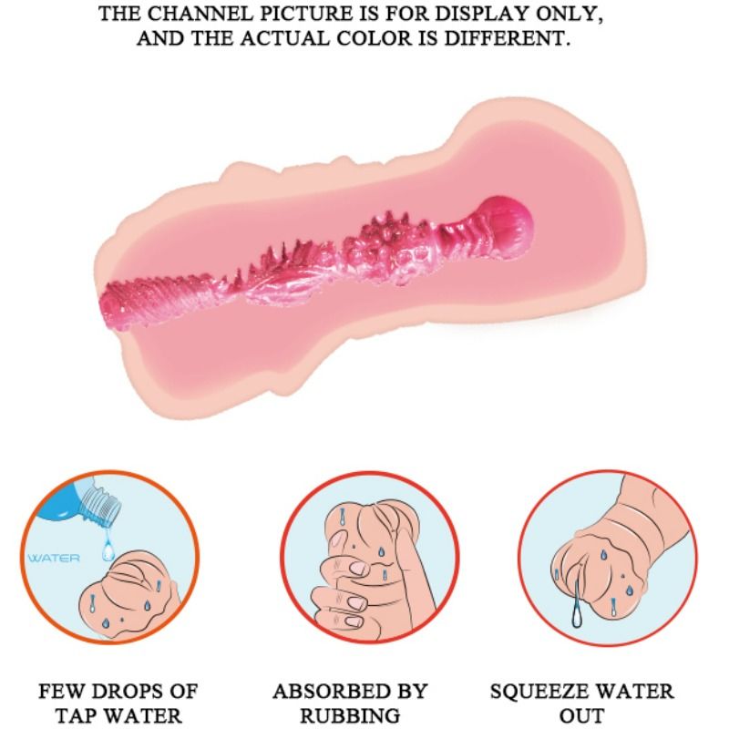 Comprar CRAZY BULL Masturbador Water Skin – Textura Realista Con Vibración Para Placer Intenso-Noxtic