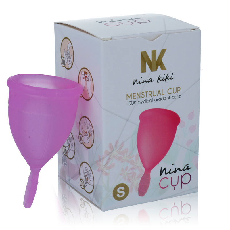 Comprar Nina Kikí Copa Menstrual Lila Talla S – Silicona Ecológica Con Uso Prolongado Hasta 12 Horas-Noxtic