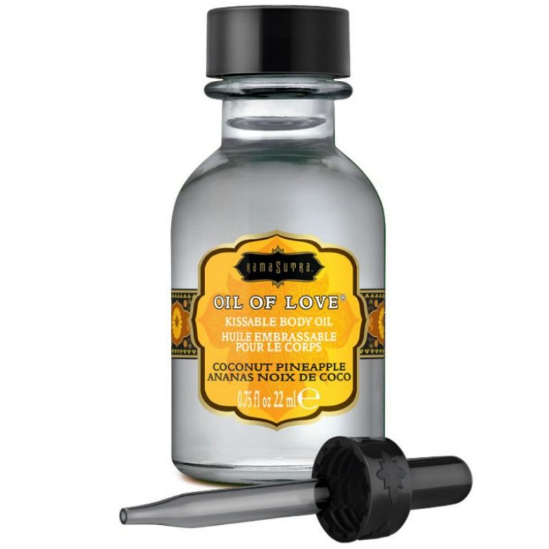 Comprar KAMASUTRA Aceite Comestible Coco Y Piña 22 ML – Sabor Intenso Para Juegos Preliminares Divertidos-Noxtic