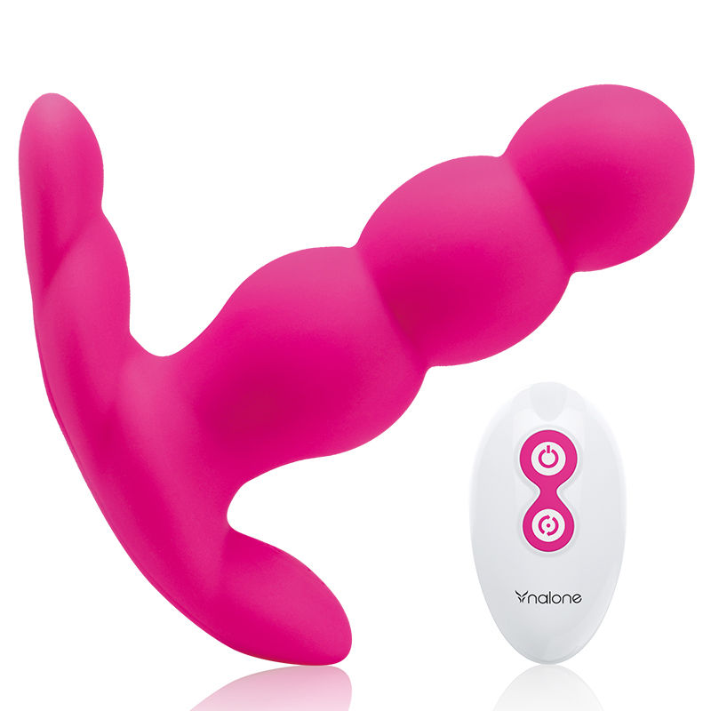 Comprar NALONE Pearl Vibrador Anal Con Control Remoto Negro – Diseño Elegante Para Experiencia Única De Placer-Noxtic