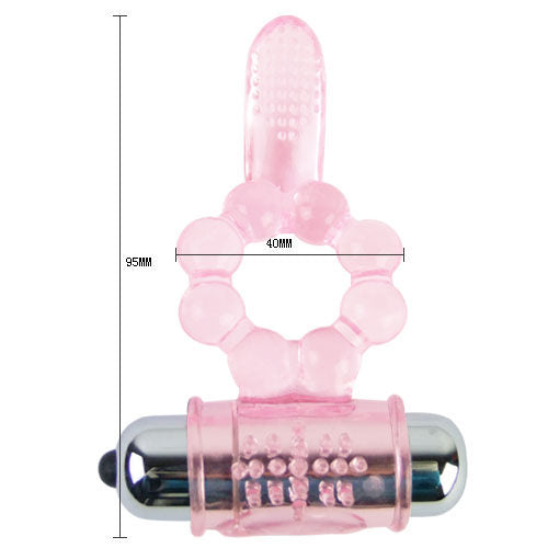 Comprar BAILE Anillo Silicona 10 Ritmos – Doble Vibración Para Estimulación Ampliada-Noxtic
