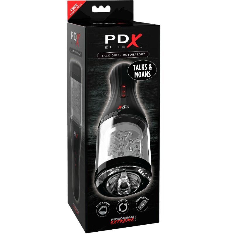 Comprar PDX Elite Talk Dirty Rotobator – Masturbador Con Textura Innovadora Y Diseño Compacto-Noxtic