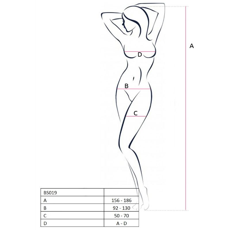 Comprar PASSION Bodystocking Negro Talla Única – Diseño Sexy Con Abertura En La Pierna-Noxtic
