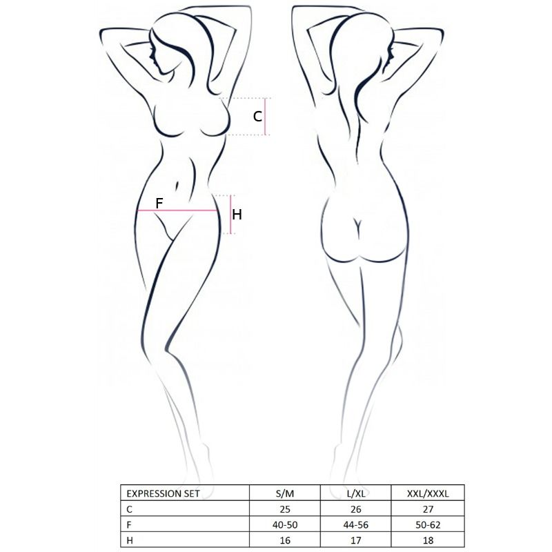 Comprar PASSION Woman Expression Set Talla S/M – Set Elegante Con Diseño Funcional Para Placer Íntimo-Noxtic