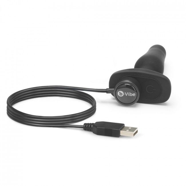 Comprar B-VIBE Novice Control Remoto Anal Plug Negro – Diseño Ergonómico Para Principiantes Con Conectividad Inalámbrica-Noxtic
