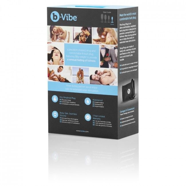 Comprar B-VIBE Snug Plug 1 Negro – Juguete Erótico Con Diseño Confortable Para Placer Sensorial-Noxtic