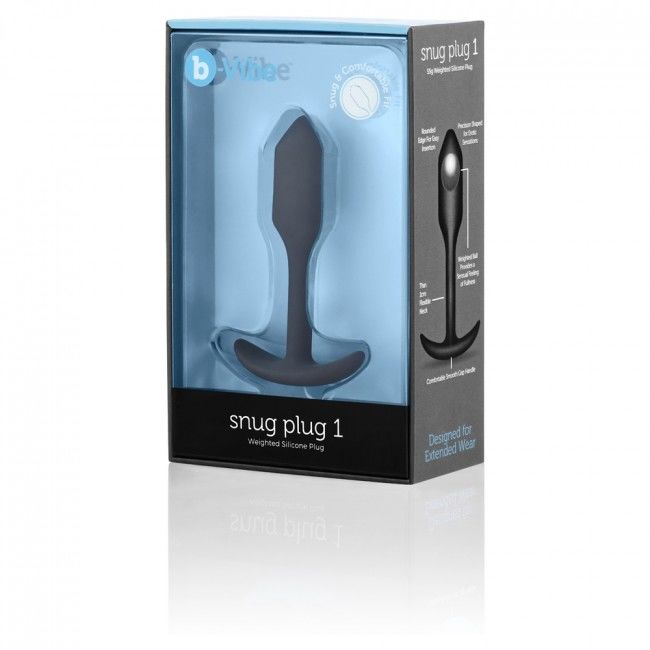 Comprar B-VIBE Snug Plug 1 Negro – Juguete Erótico Con Diseño Confortable Para Placer Sensorial-Noxtic