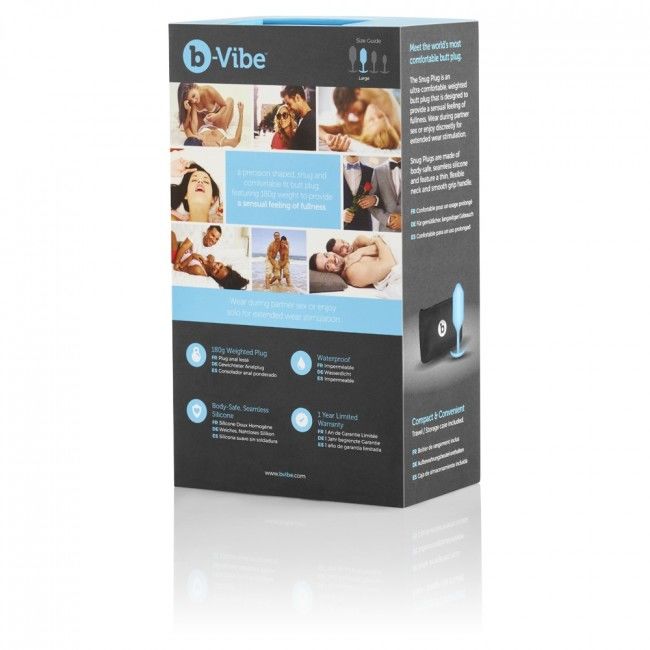 Comprar B-VIBE Snug Plug Anal 3 Azul Cielo – Plug Ergonómico De Silicona Médica Para Placer Sensible-Noxtic