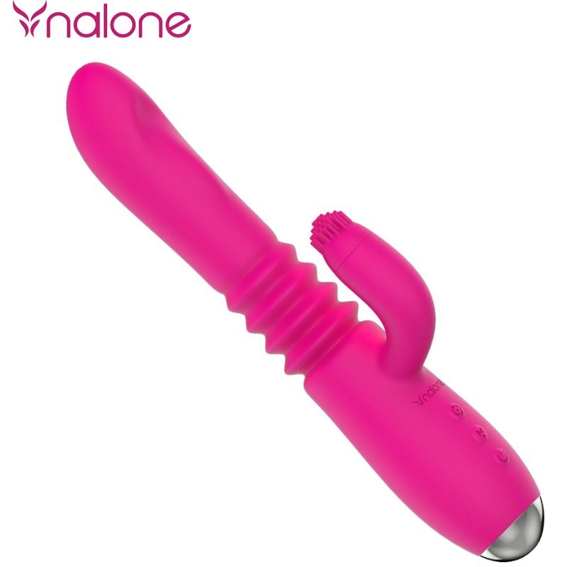 NALONE Vibrador Up and Down Rabbit – Diseño Ergonómico Con Rotación Para Placer Personalizado