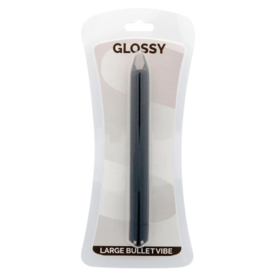 Comprar GLOSSY Slim Vibrador Negro – Diseño Elegante Para Estimulación Sensible-Noxtic