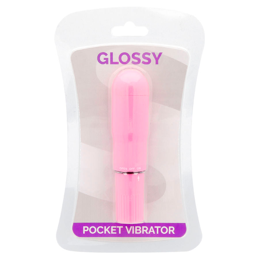 Comprar GLOSSY Pocket Vibrador Rosa Intenso – Vibrador Resistente Al Agua Con Vibraciones Silenciosas-Noxtic