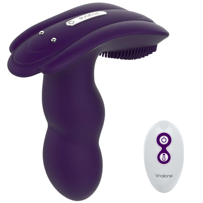 Comprar NALONE Loli Masajeador Control Remoto Morado – Diseño Elegante Con 7 Modos De Vibración-Noxtic